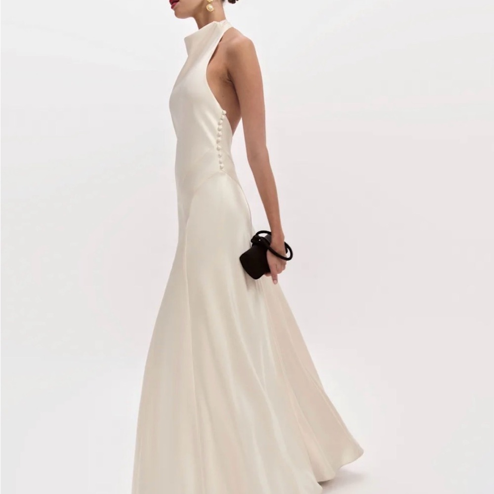 Reformation Roy Satin Dress - Picture 3 of 4